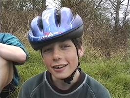 Eliot does his short interview for the video